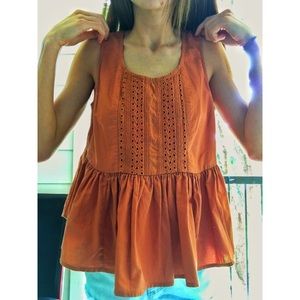 Anthropologie Tops - Anthropologie orange tank Anthropologie Tops - Anthropologie orange tank